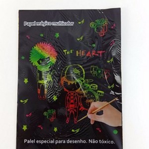 PAPEL MAGICO MULTICOLOR C/5 KIT