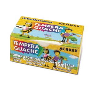 TINTA GUACHE 15 ML C/06
