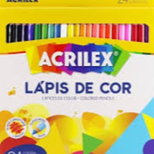 LAPIS DE COR C/24 CORES ACRILEX