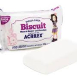 MASSA DE BISCUIT 90GRS BRANCO