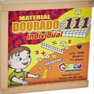 MATERIAL DOURADO INDIVIDUAL MADEIRA