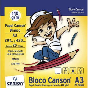 PAPEL DESENHO 140GR A3 BRANCO REF.66667071