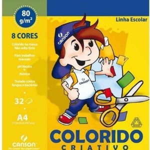 PAPEL COLORIDO CRIATIVO 80GR A3 CANSON
