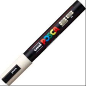 CANETA POSCA BRANCA PC-5M UNI-BALL