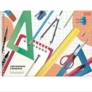 CADERNO CARTOGRAFIA MILIMETRADO 96FLS FORONI