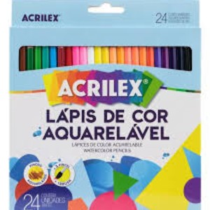 LAPIS 24 CORES AQUARELAVEL