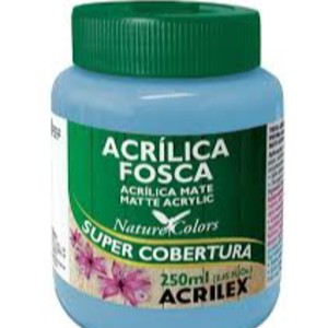 TINTA ACRILICA FOSCA  250 ML AZUL CELESTE